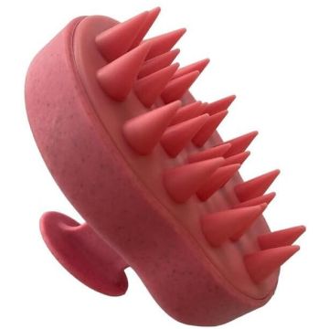 Doori Eco Biofrendly Hair Shampoo Brush Масажна еко четка за скалп цвят Розов