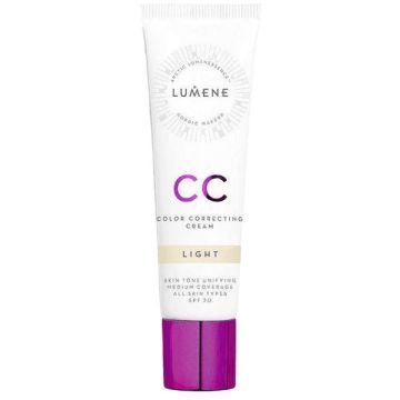 LUMENE VEGAN CC Коригиращ крем 7 в 1 SPF20, цвят light 30 мл