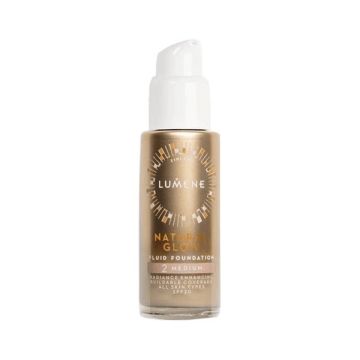 LUMENE VEGAN NATURAL GLOW Флуид фон дьо тен SPF20 цвят 2 Medium 30 мл