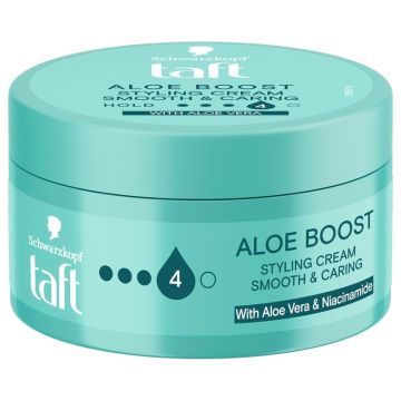 Taft Aloe boost Стилизиращ крем за коса с алое 100 мл