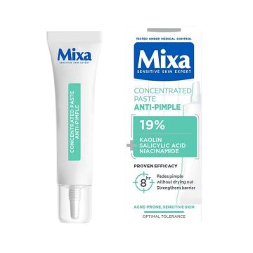 Mixa Anti-Pimple Концентрирана паста против несъвършенства по лицето 15 мл