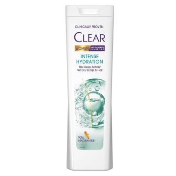 Clear Women Intense Hydration Интензивен хидратиращ шампоан против пърхот за жени 225 мл