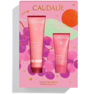 Caudalie VinoHydra Хидратиращ Крем - Сорбе 60 мл + Caudalie VinoHydra Хидратиращ почистващ гел 30 мл Комплект