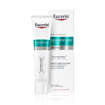 Eucerin DermoPure Clinical Обновяваща нощна грижа за кожа, склонна към акне 40 мл