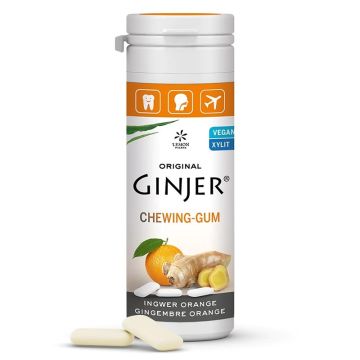 Ginger Chewing Gum Ingwer Orange Джинджифилови дъвки с портокал х20 бр