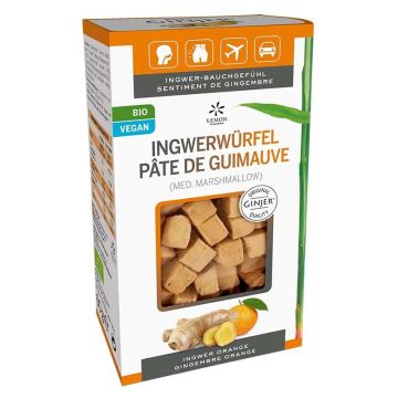 Ingwerwürfel Pate de Guimauve BIO Джинджифилови кубчета с вкус на портокал х 133 бр