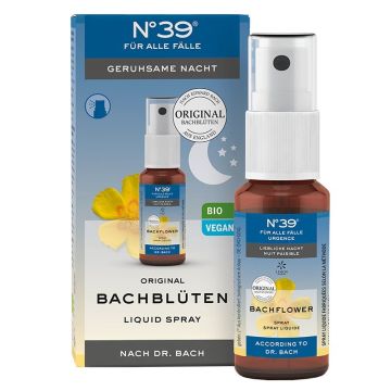 N39 Bachblüten Geruhsame Nacht Dr Bach спрей за Добър нощен сън 20 мл