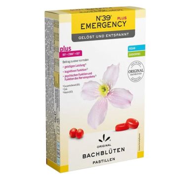 N39 Emergency Plus Dr Bach Пастили Спешни случаи 50 г