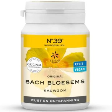N39 Notfall Original Bachblüten Kaugummis Dr Bach дъвки Спешни случаи за Спокойствие и Релаксация 60 g