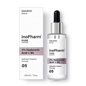 Inopharm Pure elements Серум за лице с 2% хиалуронова киселина и витамин В5 30 мл