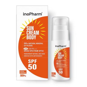 InoPharm Sun Слънцезащитен крем за тяло SPF50 100 г