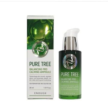 Enough Pure Tree Balancing Pro Успокояваща ампула за лице 30 мл