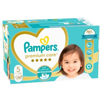 Пелени Pampers Premium Care MB размер 5 Junior 11-16 кг х 88 бр