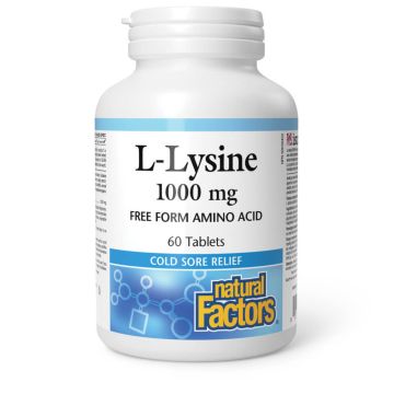Natural Factors L-Lysine Л-лизин 1000 мг х 60 таблетки