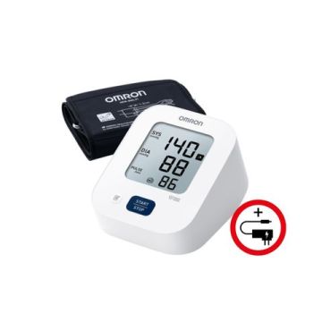 Автоматичен апарат за кръвно налягане Omron M2+ 2025 с адаптер
