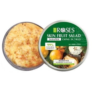 Agiva Fruit Salad Скраб за лице и тяло 2 в 1 с аромат на круша 200 мл
