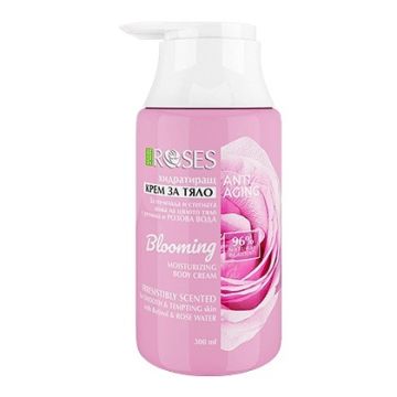 Agiva Roses Blooming Хидратиращ крем за тяло anti aging  роза 300 мл