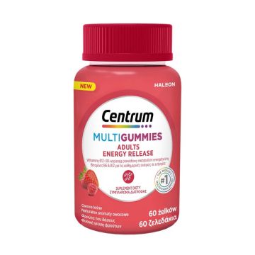 Centrum MultiGummies Energy Release Енергия за възрастни х 60 желирани таблетки
