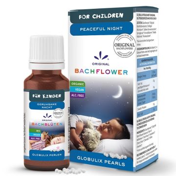 Paceful Night Bachflower Глобули перли за деца Dr Bach Спокойна нощ 20 г
