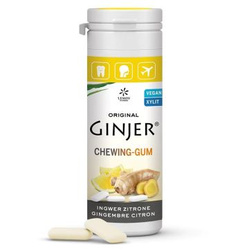 Ginjer Chewing Gum Ingwer Zitrone Джинджифилови дъвки с лимон х20 бр