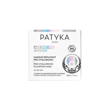 Patyka Age Specific Intensif Изпълваща маска за лице с хиалуронова киселина 50 мл