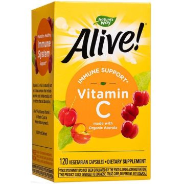 Nature's Way Alive Витамин Ц от ацерола х 120 капсули
