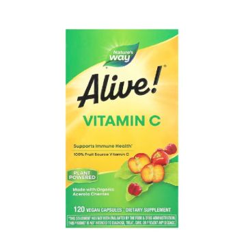 Nature's Way Alive Витамин Ц от ацерола х 120 капсули