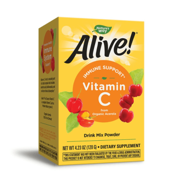 Nature's Way Alive Витамин Ц от ацерола х 120 г пудра