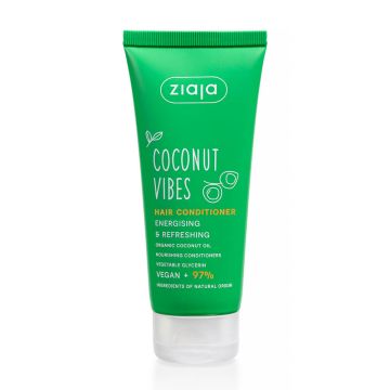 Ziaja Coconut Vibes Балсам за коса за блясък с био кокос и растителен глицерин 100 мл