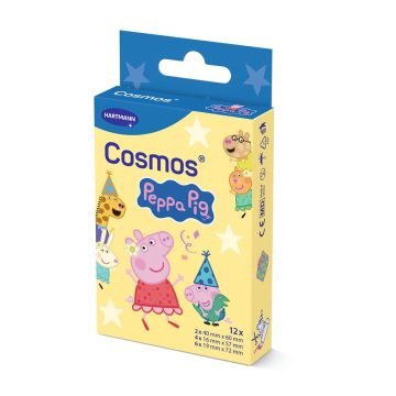 Hartmann Cosmos Pepa Pig Водоустойчив пластир 3 размера x 12 бр
