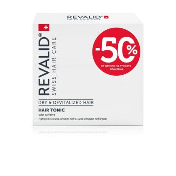 Revalid Dry and Devitalized Hair Укрепващ тоник за суха коса 30 мл 2 х 4 флакона Комплект
