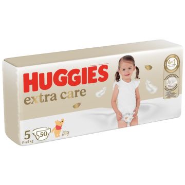 Huggies Extra Care Пелени 5 11-25 кг x 50 бр