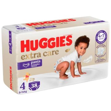 Huggies Extra Care Pants Пелени гащи 4 9-14 кг х 38 бр