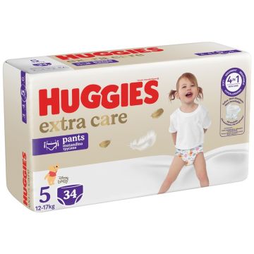 Huggies Extra Care Pants Пелени гащи 5 12-17 кг х 34 бр