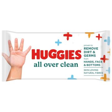 Huggies All Over Clean Мокри кърпи 56бр