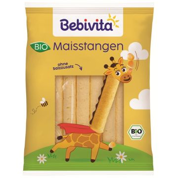 Bebevita Био царевични пръчици 3Г+ 40 гр