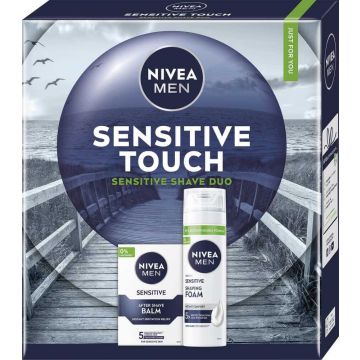 Nivea Men Sensitive Touch Xmas'25 Sensitive Shave Промо комплект