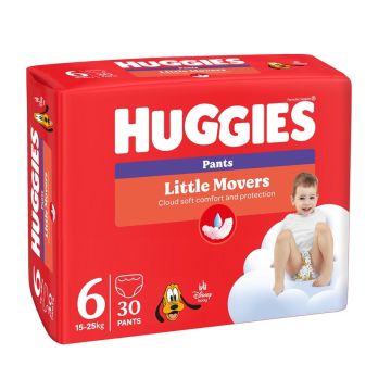 Huggies Little Movers Universal Disney Пелени гащи 6 15-25 кг х 30 бр