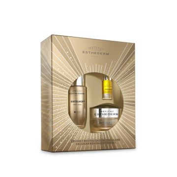 Esthederm Excellage серум 30 мл + крем 50 мл + нощно регенериращо олио 5 мл Комплект