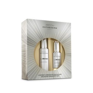 Esthederm Age Proteom Серум за лице за забавяне на стареенето 30 мл + Околоочен серум 15 мл Комплект