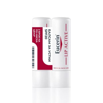 Eucerin Lip Active Балсам за устни 2 х 4.8 г Комплект