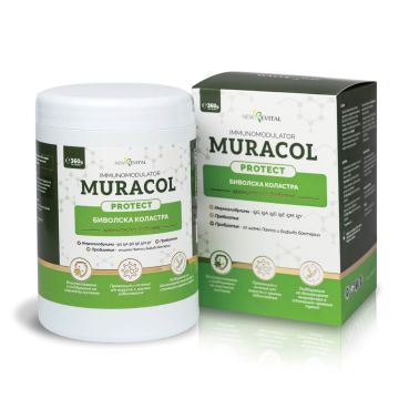 Muracol Protect Липозомна биволска коластра за силен имунитет и жизненост прах 360 г New Revital