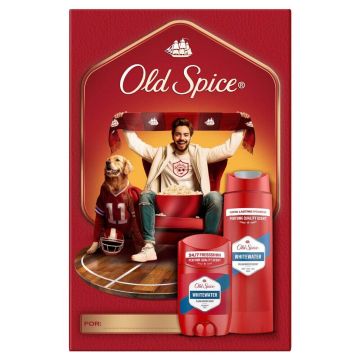 Old Spice Whitewater Део стик против изпотяване за мъже 50 мл + Old Spice Whitewater Душ гел за тяло за мъже 250 мл Комплект
