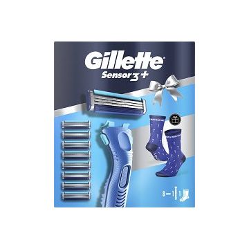 Gillette Sensor 3 Подаръчен комплект за мъже Коледа 2025