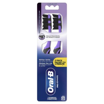 Oral-B Pro 3D White Четки за зъби със средна твърдост х 2 броя