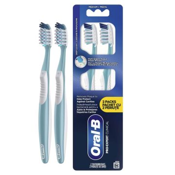 Oral-B Pro Expert Clinical Четка за зъби със средна твърдост х 2 броя