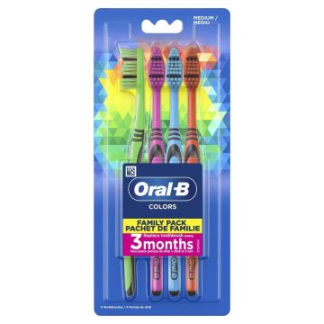 Oral-B Family Pack Четка за зъби със средна твърдост х 4 броя