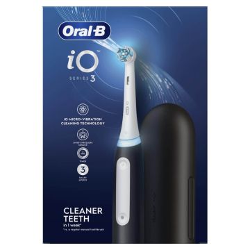 Oral-B iO S3 Black Електрическа четка за зъби черна
