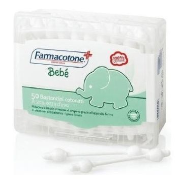 Farmacotone Бебешки клечки за уши, биоразградими 50 бр.