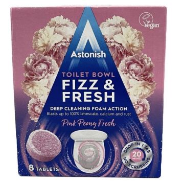 Astonish Таблети за почистване на тоалетна, розови х 8 бр